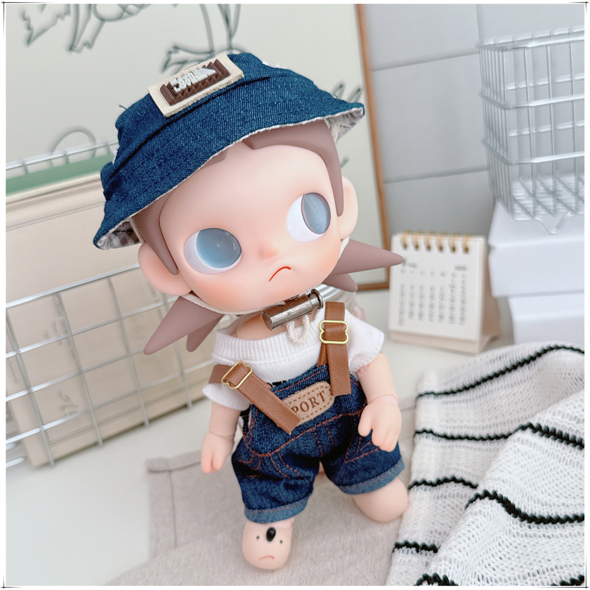 仅售衣服Zsiga向往之处娃衣1/8可动玩偶嘎子酷帅背带裤衣服着替装