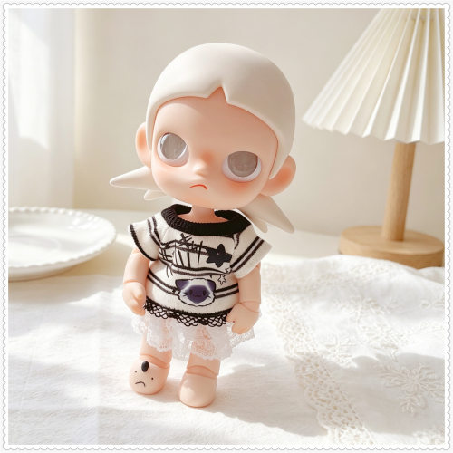 dimoo新生日记娃衣条纹T恤裙子衣服哭娃nyota娃衣服小小瞬间替换