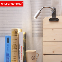 staycation夹子台灯床头灯夹子式卧室护眼调光书桌宿舍可夹式台灯