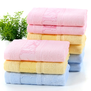 吸水竹炭竹纤维毛巾亲肤素色洗脸吸水成人柔软洁面美容面巾