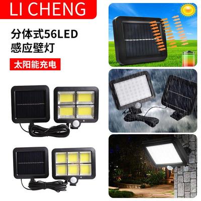 太阳能庭院灯人体声控感应户外路灯室内室外农村厕所家用照明壁灯