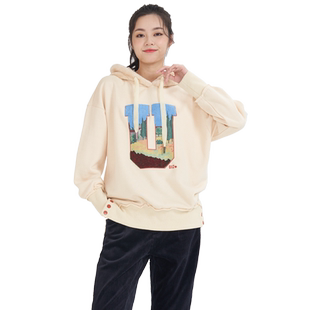 UGIZ2021冬季新品韩版女装休闲时尚卡通印花连帽卫衣女UDTE945