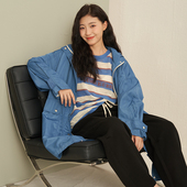 通勤休闲连帽显瘦外套风衣女UAFG918 女装 UGIZ商场同款 春秋韩版