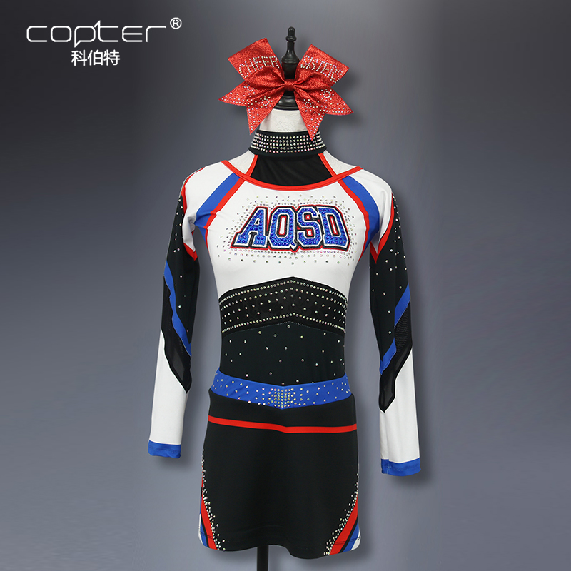 COPTER专业定制技巧啦啦操比赛服大众拉拉队服演出花球操表演服装