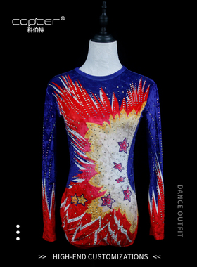 COPTER专业定制 竞技健美操比赛服 大众健美操表演服装