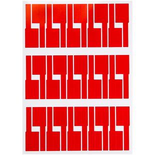 网线标签贴彩色数据线不干胶防水线标签贴纸标签牌线缆充电线标签纸线路记号通信线缆线材机房电源线柏伦斯