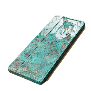 大理石纹理奢石茶盘排水托盘家用轻奢简约高端茶具办公室茶台茶托