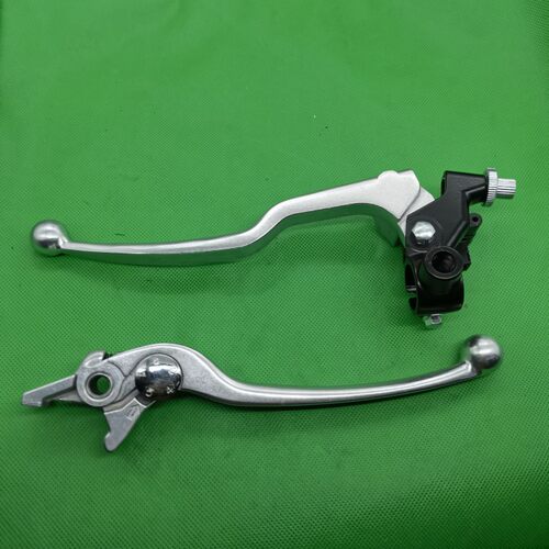 适用豪爵铃木 GW250 GSX250 DL250 前刹手柄 离合 牛角 手把镜座