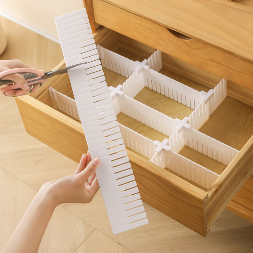 抽屉分隔板自由裁剪卡扣固定