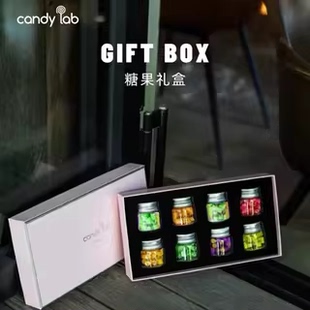 candylab手工切片混合水果味糖果高级水晶钻石硬糖圣诞节生日礼物