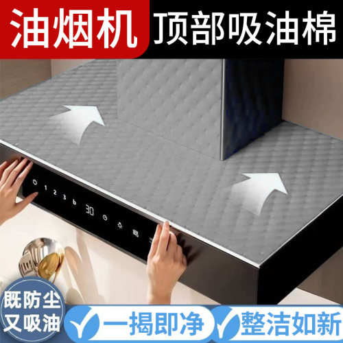 LEOUEANR/黎漾抽油烟机顶部隔油垫吸油棉防尘垫片厨房防水防油BJ