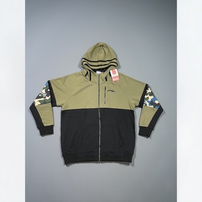 李宁篮球男子开衫CBA赞助卫衣