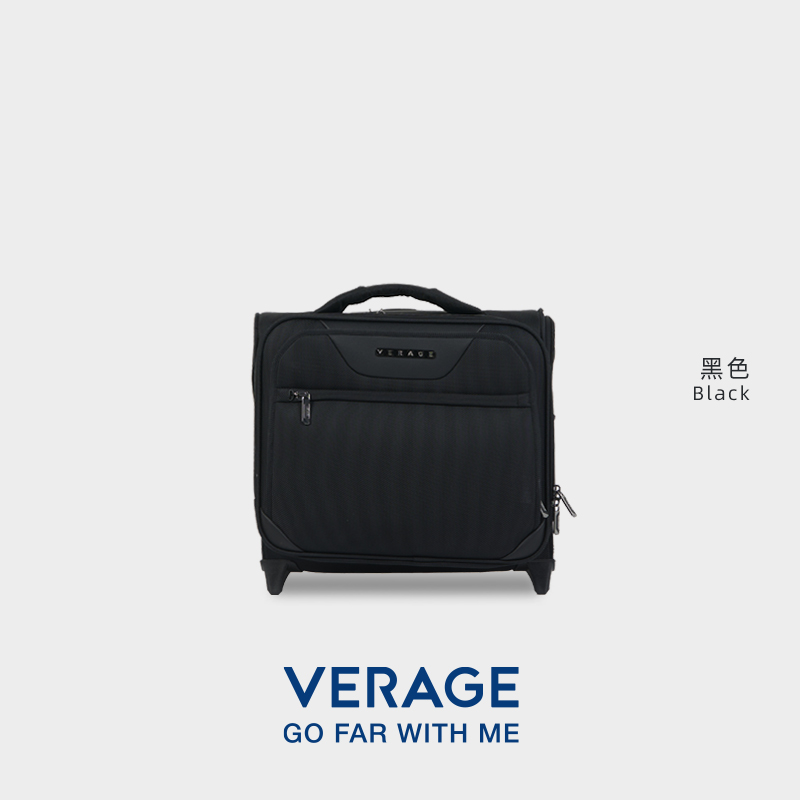 Verage维丽杰商务帆布拉杆箱16寸登机旅行箱牛津布空姐机长行李箱