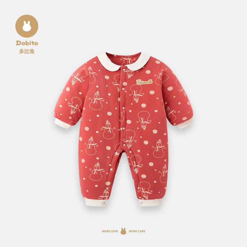 多比兔秋冬3月-2岁婴儿棉服男女宝宝衣服哈衣夹棉保暖连体衣爬服,童装/婴儿装/亲子装,连身衣/爬服/哈衣,淘宝优惠券,粉丝福利购,淘宝优惠卷