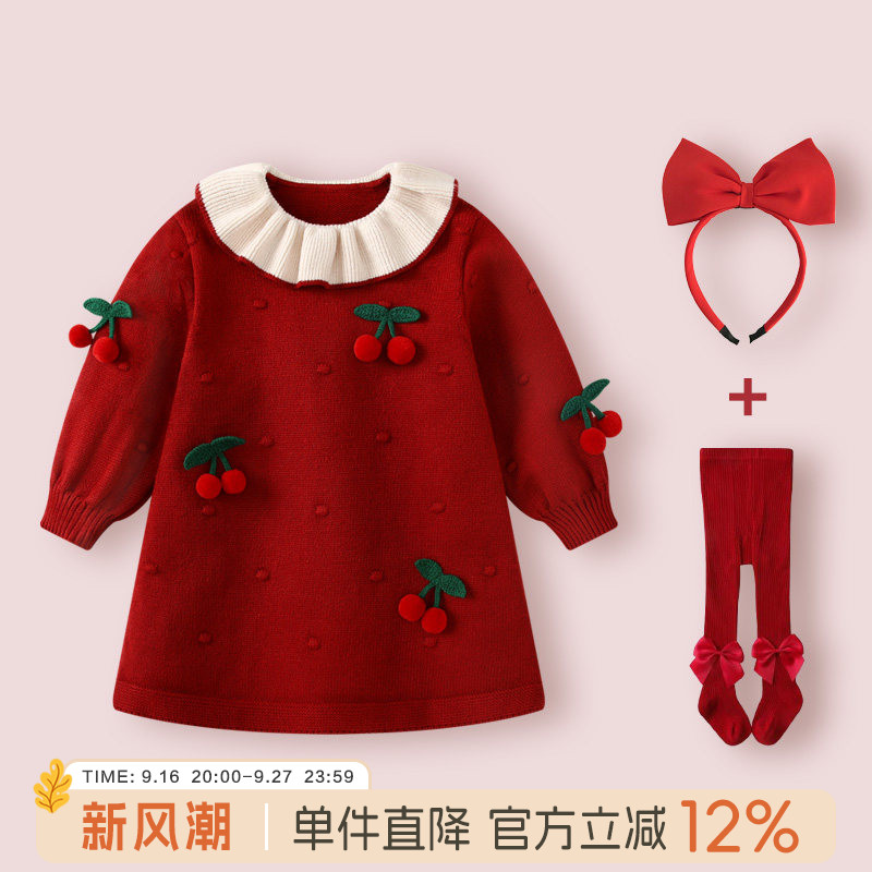 女童连衣裙周岁女宝礼服婴儿衣服图片