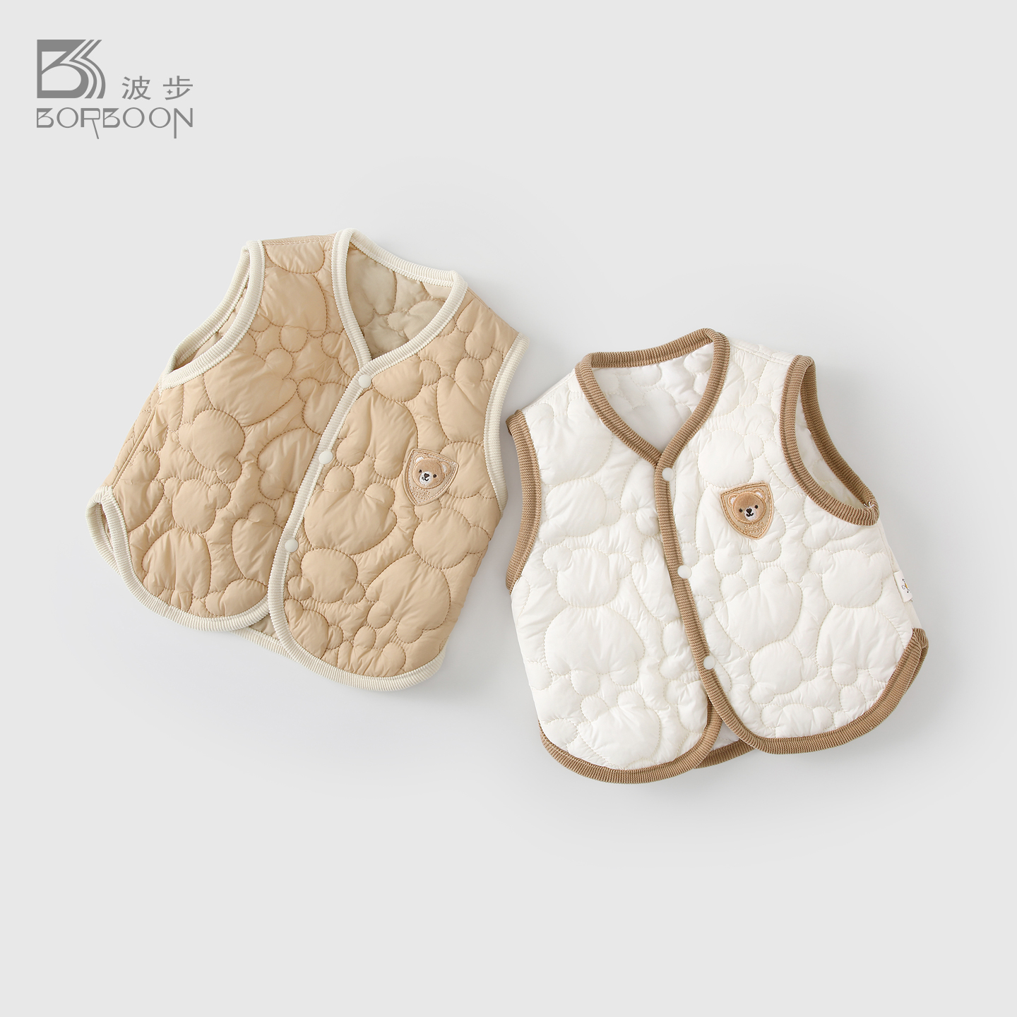 婴儿马甲宝宝加厚保暖幼儿棉背心