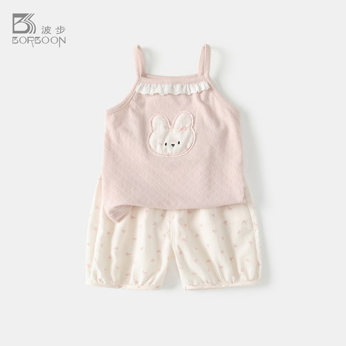 女童套装两件套薄款背心短裤