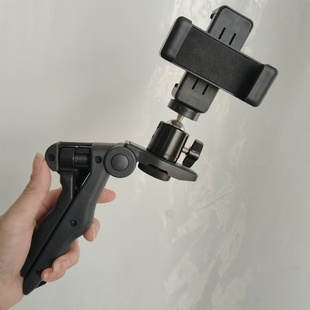 手机提词器支架桌面直播专用口播手持录制视频手机夹双面多功能拍摄双机位字幕教学便携通用三脚架