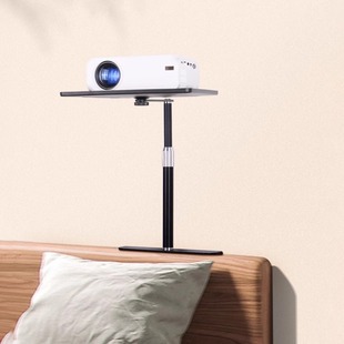 投影仪支架床头托盘隐藏式免打孔沙发卧室靠墙放置台小米极米z6x当贝pro坚果小明通用固定架子投影机置物架