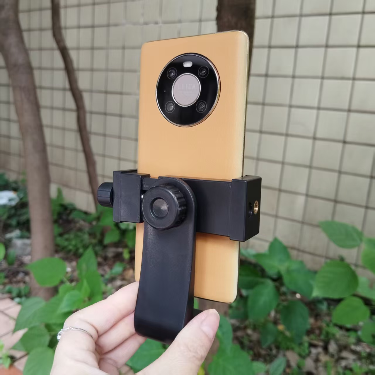 手机夹三脚架手机固定夹背夹直播支架零件配件自拍杆拍摄支夹金属云台万向头手机夹子固定器手机架通用夹子头