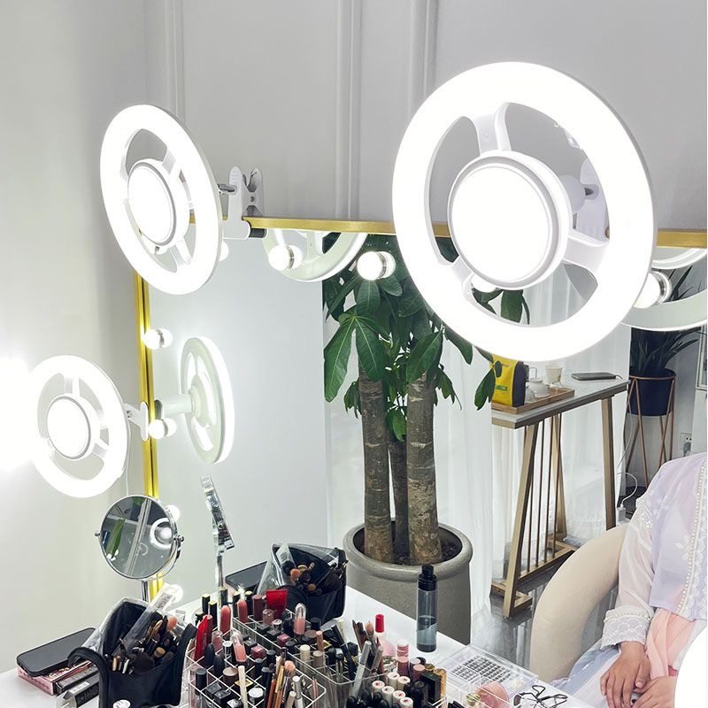 化妆师镜前补光灯直播摄影拍照美颜嫩肤打光灯家用化妆台灯婚纱摄影美妆美睫网红主播专用LED直播灯