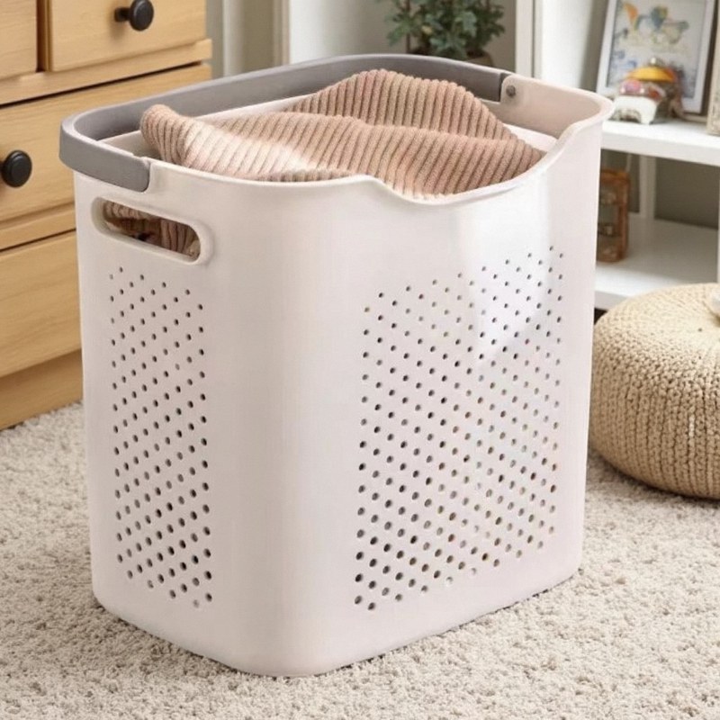 收衣筐脏衣篮家用浴室塑料收纳筐放脏衣服衣物的洗衣篮子脏衣篓