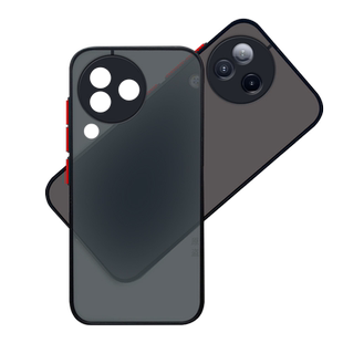 逸圣适用于小米civi3手机壳透明xiaomi civi2肤感磨砂Mi civi1s撞色全包防摔civi新款保护套创意男女潮牌硬壳