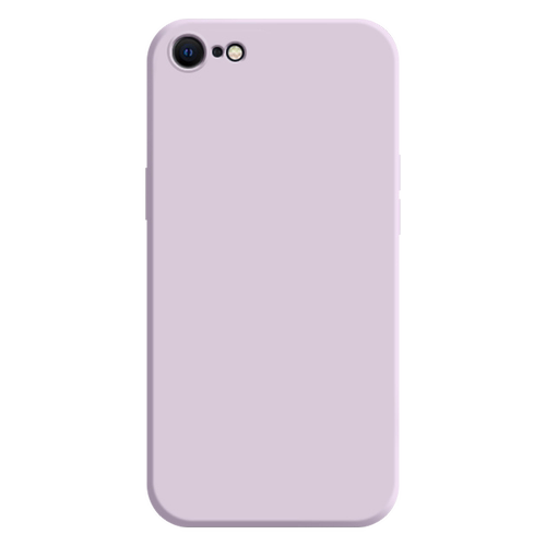 逸圣适用于苹果7手机壳新款液态硅胶iPhone8亲肤保护套6sPlus直边微磨砂SE3男SE2简约8P防摔7Plus女6s软壳