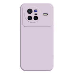 逸圣适用于vivo X80手机壳新款液态硅胶X80Pro直边设计小清新保护套V2183A网红抹茶绿V218简约防摔情侣软壳