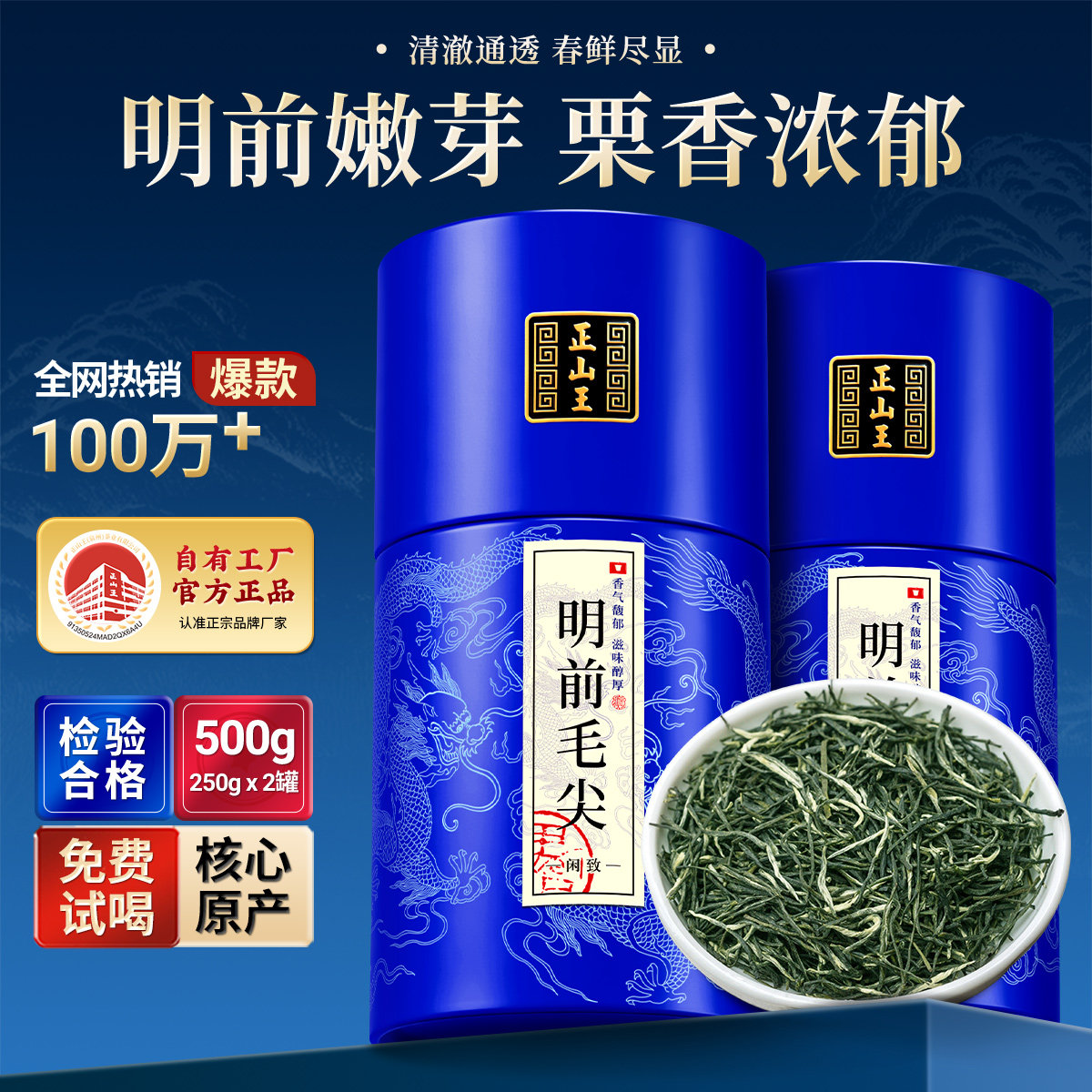 热销10万件2026新茶正宗信阳毛尖