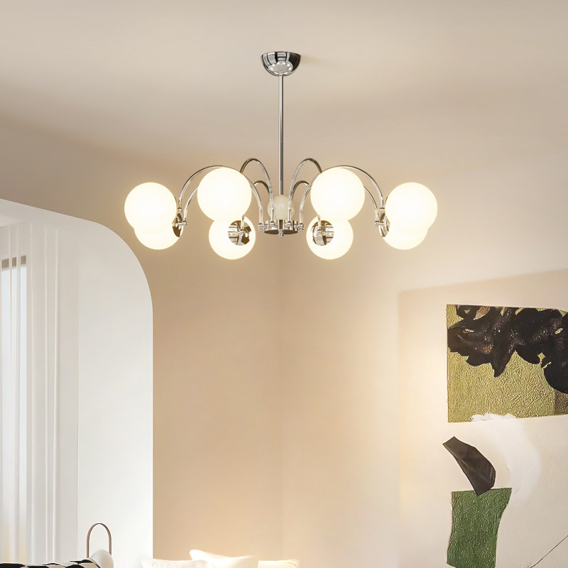 铭琢奶油风复古全光谱包豪斯吊灯客厅卧室护眼灯具高级感灯饰普瑞,家装灯饰光源,客厅吊灯,淘宝优惠券,粉丝福利购,淘宝优惠卷