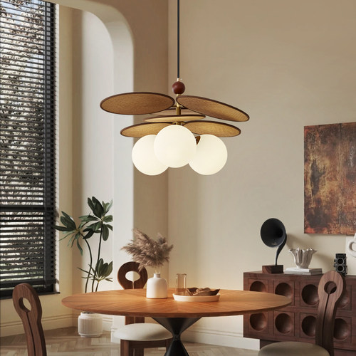 铭琢中古风复古艺术设计感吊灯