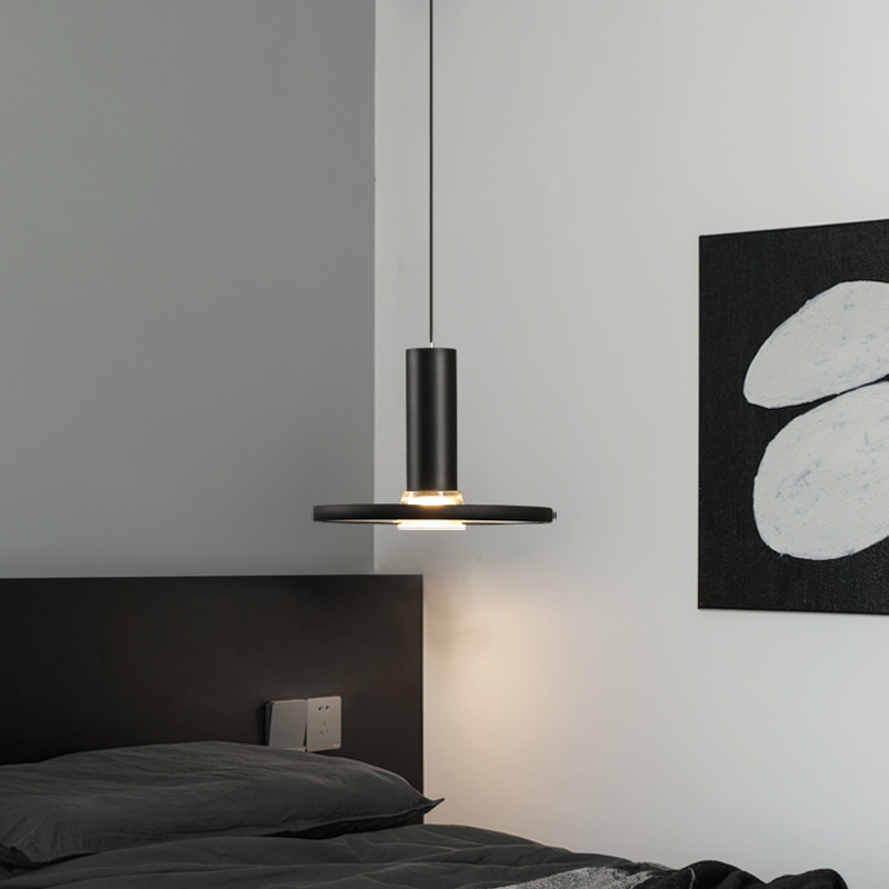 现代极简升降小吊灯床头吧台聚光灯进口芯片无频闪高级感灯具餐厅