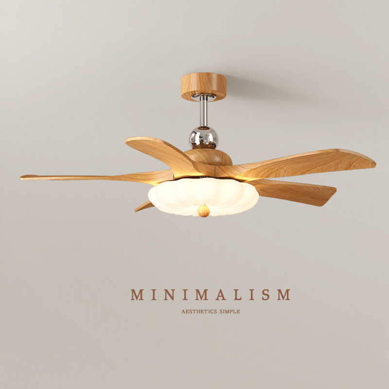 铭琢原木风大风量静音风扇吊灯全光谱护眼高亮灯具客厅餐厅,家装灯饰光源,风扇灯,淘宝优惠券,粉丝福利购,淘宝优惠卷