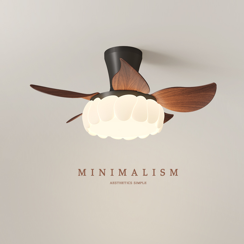 铭琢中古风风扇吸顶灯复古