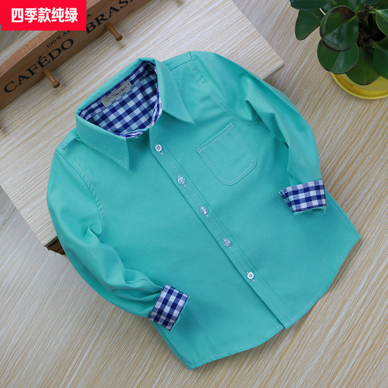 Chemise garcon à manche longue - Ref 2077147 Image 4