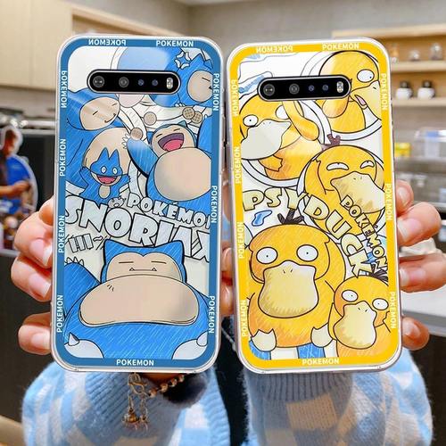 适用LGV60ThinQ手机壳网红卡通情侣款ins风神奇宝贝搞怪抖音爆款妙蛙种子新款宝可梦皮卡丘全包边硅胶保护套