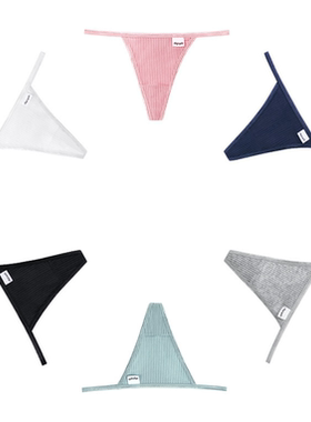 Women's Cotton G-String Thong Underwear Tangas T Back丁字裤