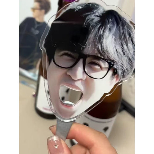 网红啤酒开瓶器冰箱贴 仿真酒吧启瓶器创意装饰起子磁贴磁铁c
