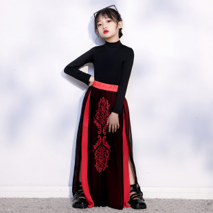 儿童古典舞中国风少年志芒种骁雪龙呤舞蹈服功夫扇古风演出服