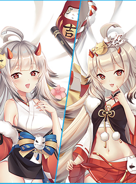 Azur Lane碧蓝航线IJN Hibiki 响等身抱枕 正月小恶魔二次元枕套