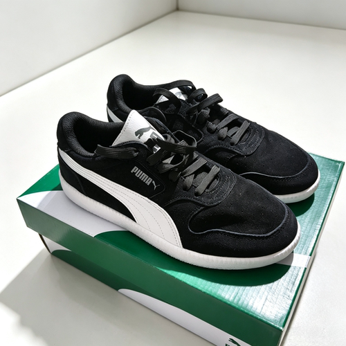 PUMA彪马 Suede系列 低帮 板鞋 男女同款 黑白 356741-16