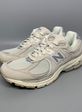 New Balance NB 2002R织物皮革休闲跑步鞋 男女同款 米白M2002RAA