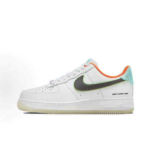 Nike Air Force 1 AF1白黑橙夜光空军一号鞋DO2333-101江苏CLY仓