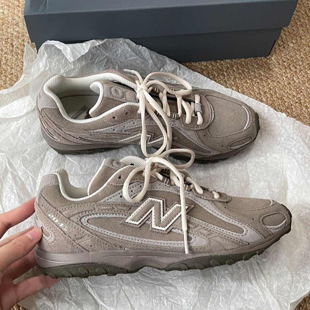New Balance 204L 德训miu系低帮休闲鞋男女同款 淡褐色 U204LMMA