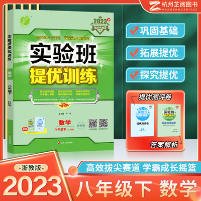 2023实验班提优训练八下数学浙教