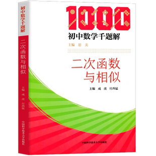 中科大 初中数学千题解 二次函数与相似 初中数学解题技巧函数必刷题七八九年级数学专项训练练习题中考总复习资料培优提升辅导书