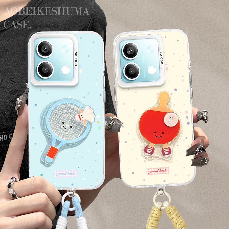 适用于红米note13乒乓彩银硬壳