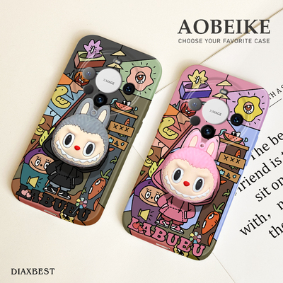 适用于mate60手机壳粉布菲林壳