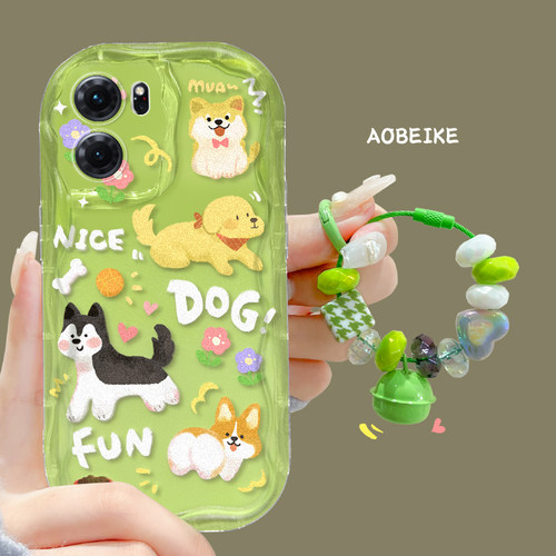 适用于oppok10手机壳奶油纹